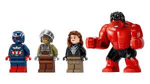 Lego 76292 Captain America vs. Red Hulk Battle Set - Image 3