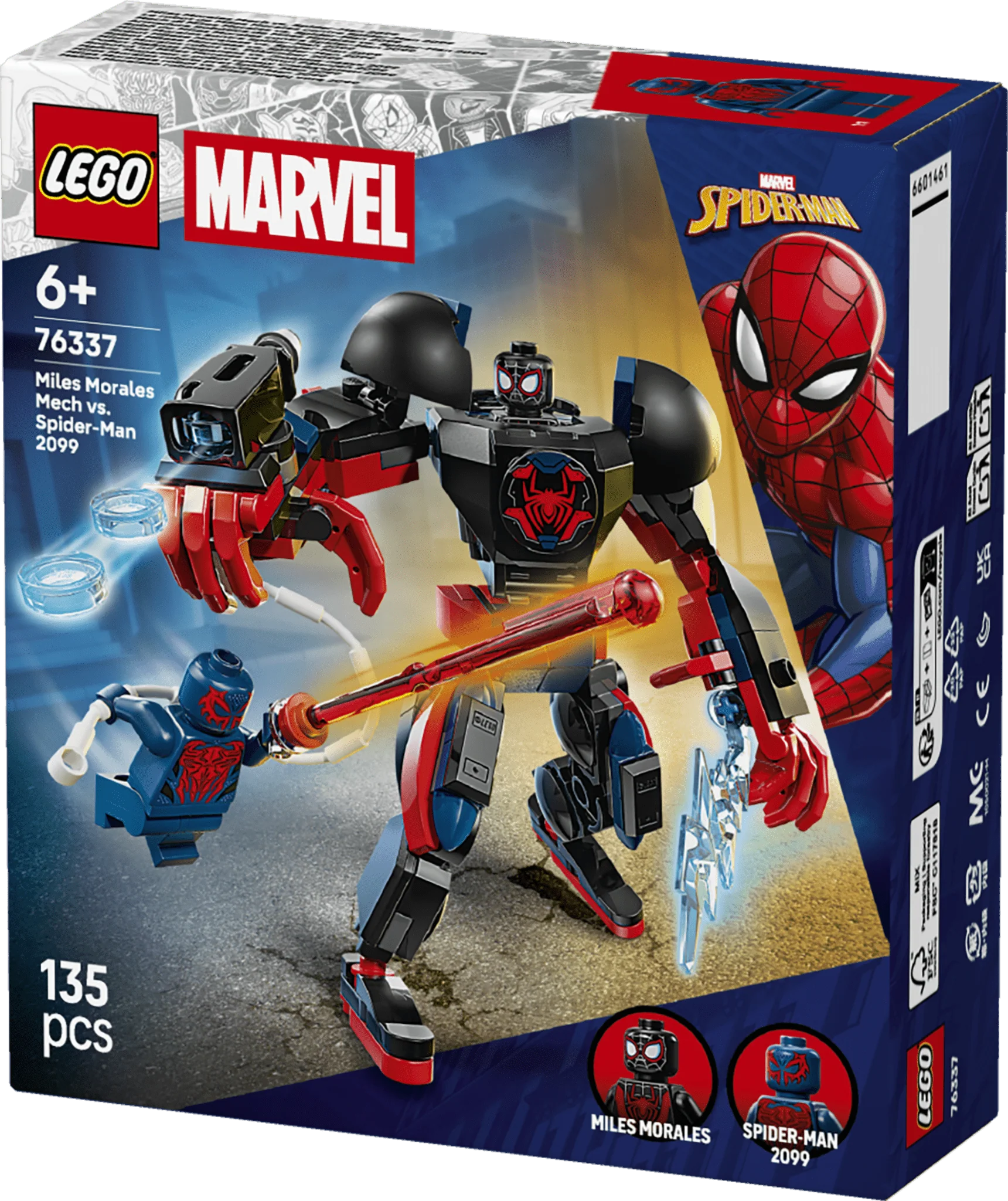 Lego 76337 Miles Morales Mech vs. Spider-Man 2099