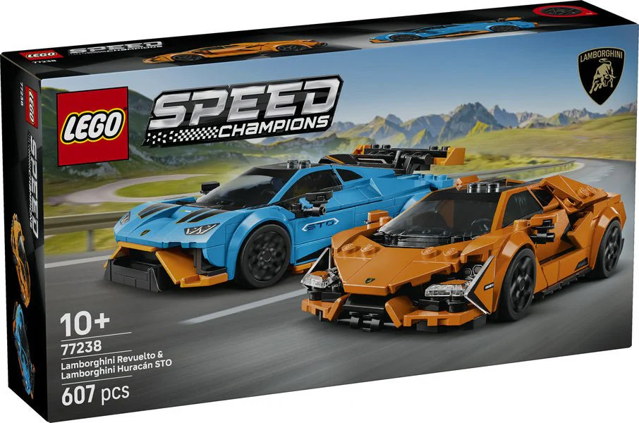 Lego 77238 Lamborghini Revuelto & Huracán STO