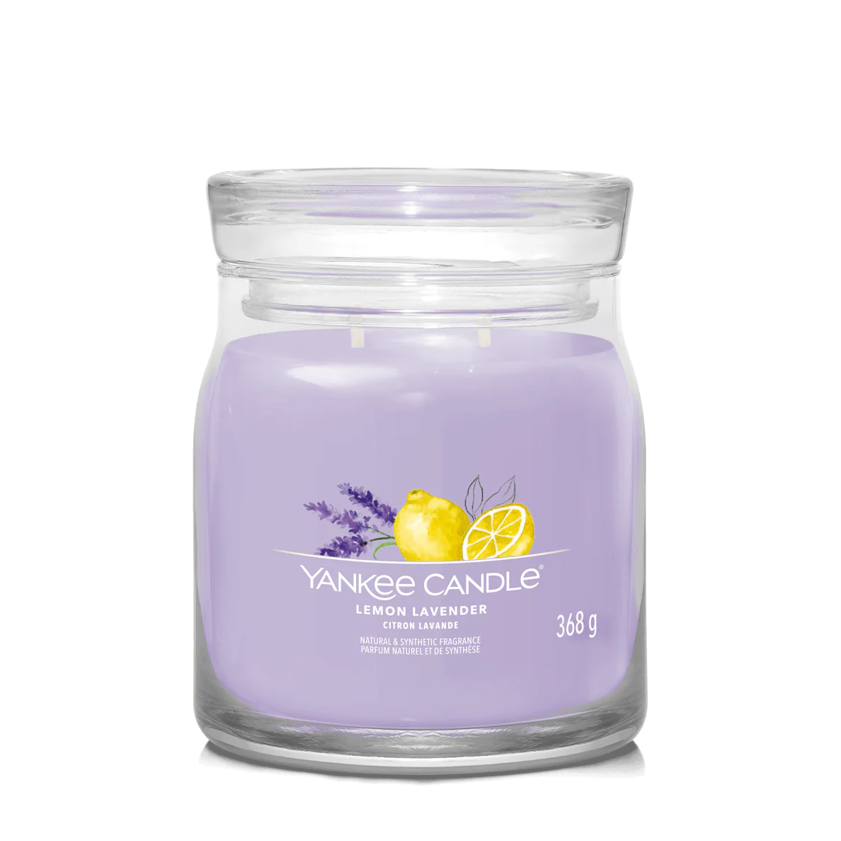 Lemon Lavender Signature Medium Jar Yankee Candle 368g
