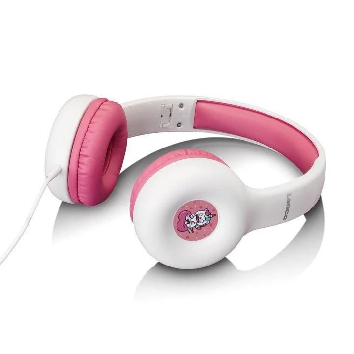 LENCO HP-010PK Headphones for Kids - Pink - Image 2