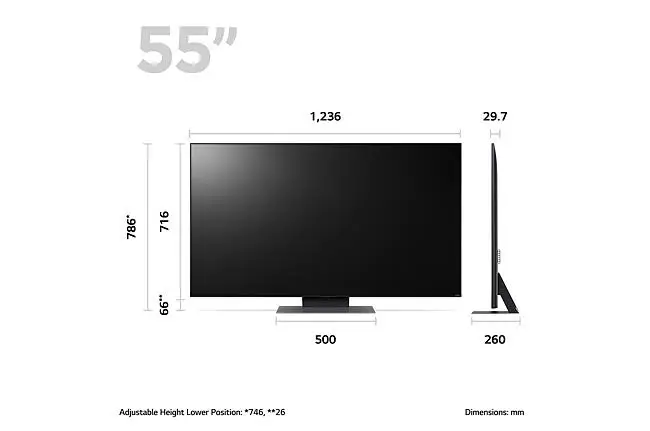 LG 55" 4K QNED 4K Smart Television | 55QNED816RE.AEK - Image 2