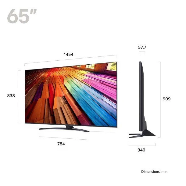 LG 65UT81006LA 65IN 4K UHD LED Smart TV - Image 2