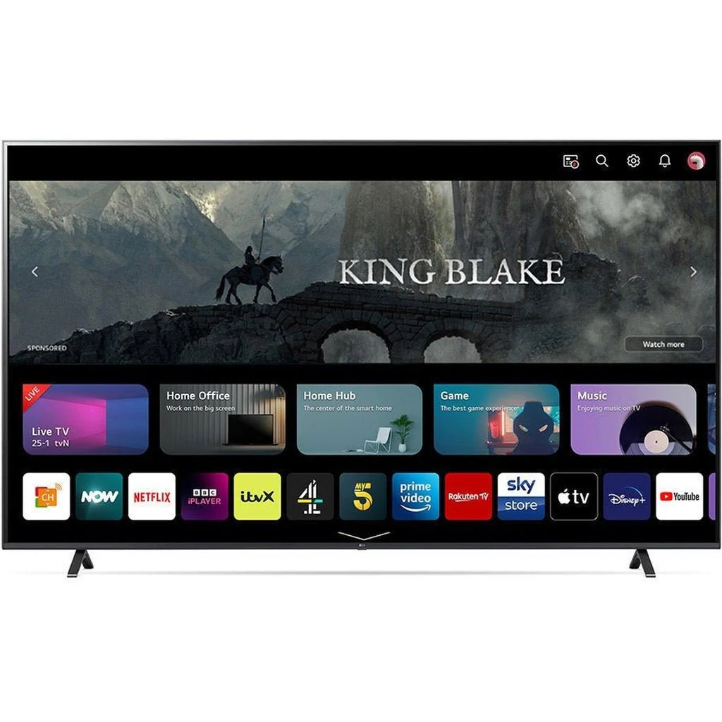 LG UR78 86" 4K UHD LED Smart TV - Black | 86UR78006LB.AEK - Image 2