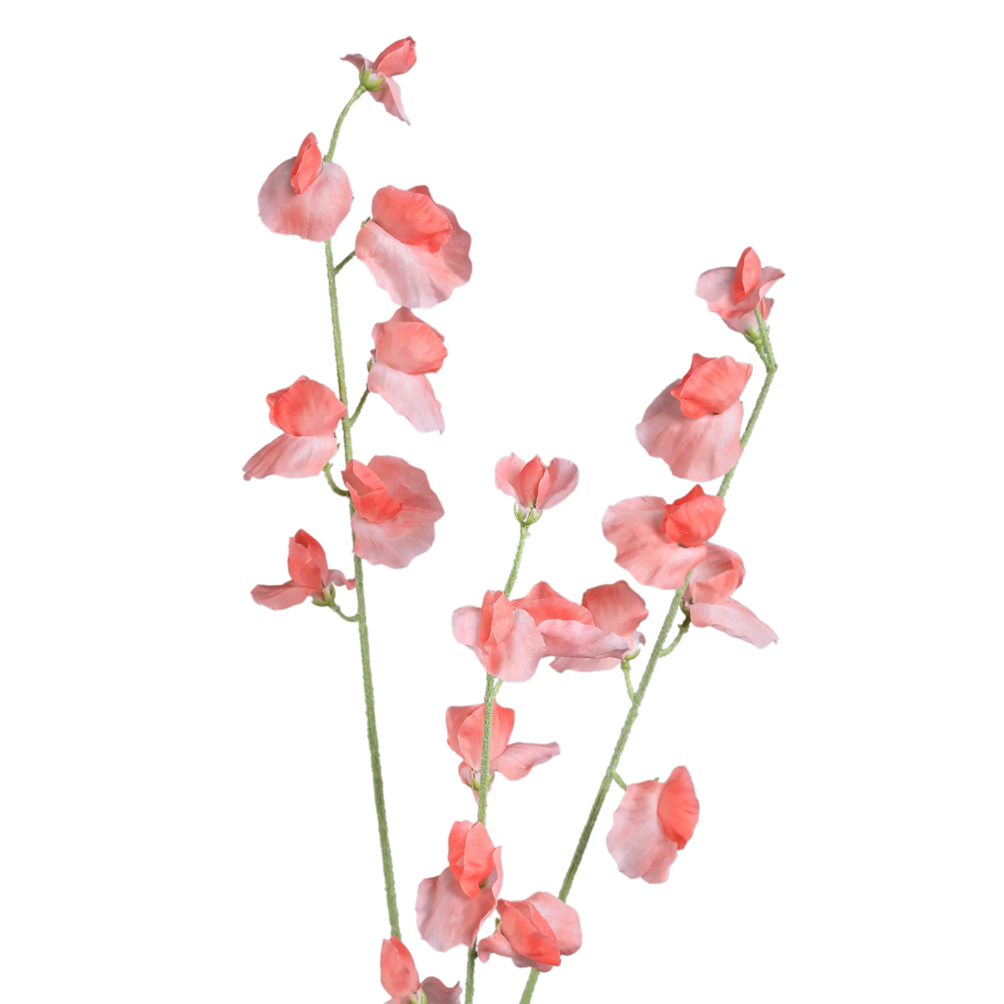 Light Pink Sweet Pea Spray Artificial Flower - Image 3