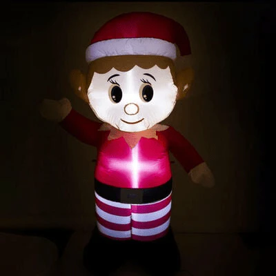 Light Up Inflatable Elf 120cm - Image 2