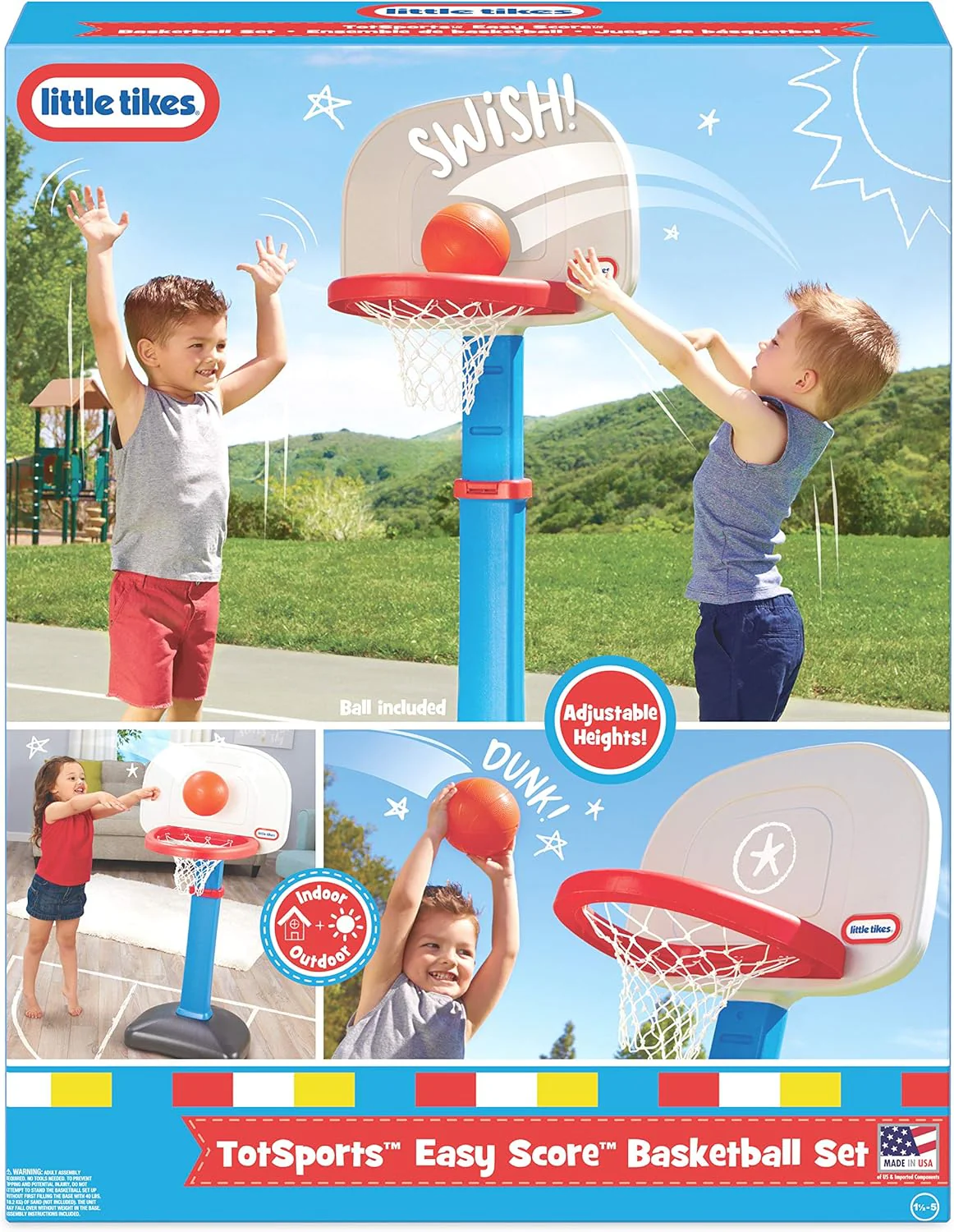 Little Tikes TotSports Easy Score Basketball Set