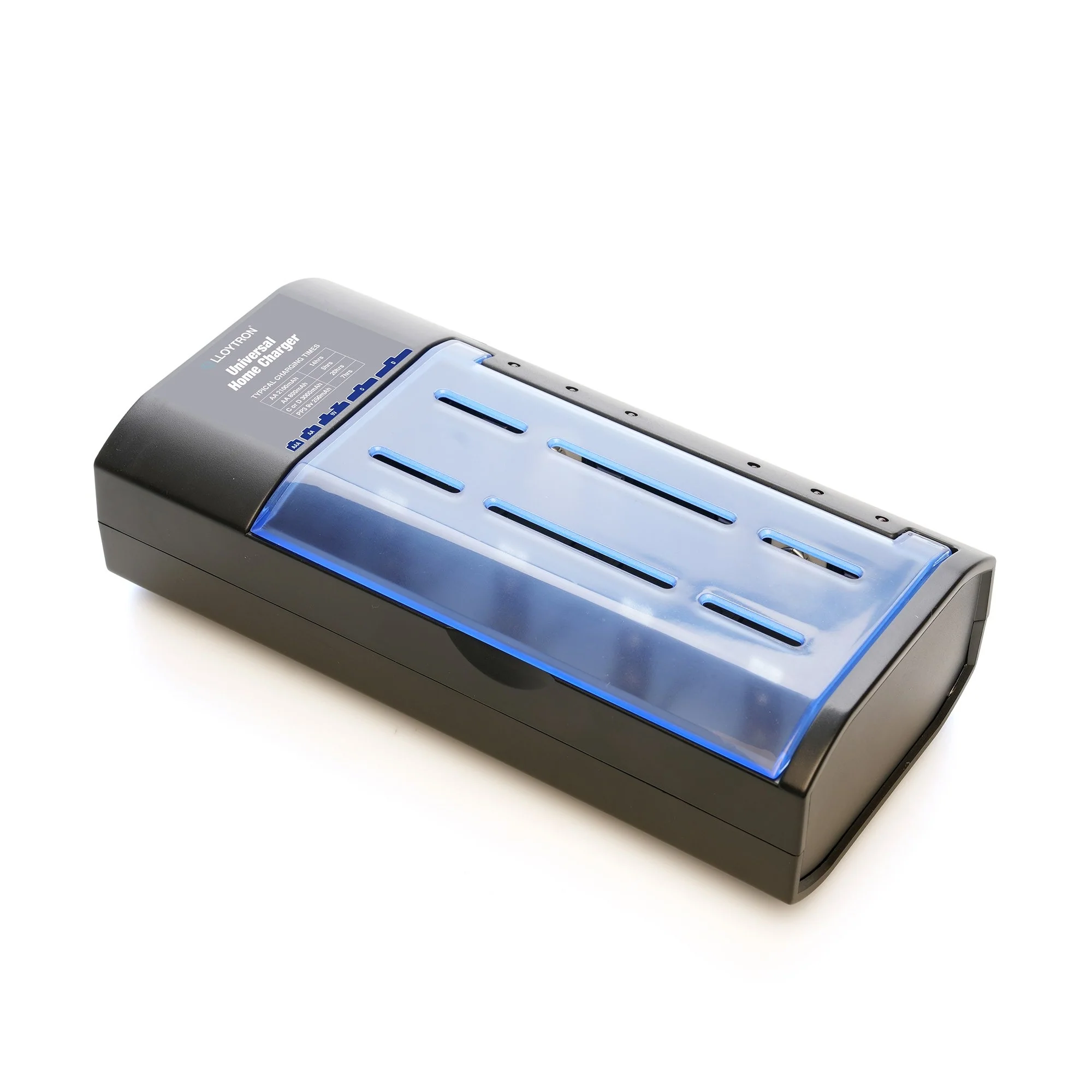 Lloytron Universal AA/AAA/C/D+9v Battery Charger for NiMH