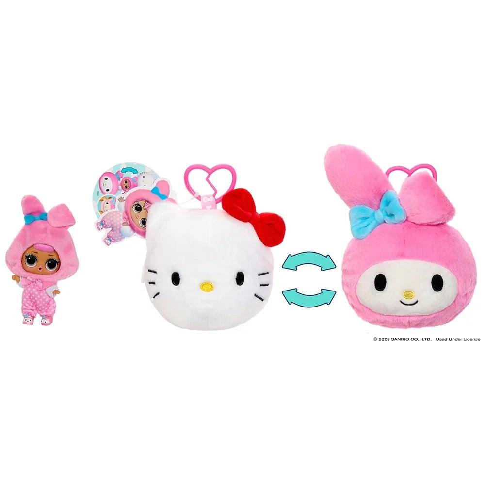 LOL Surprise! Loves Hello Kitty Reversible Plush Assorted Styles - Image 2