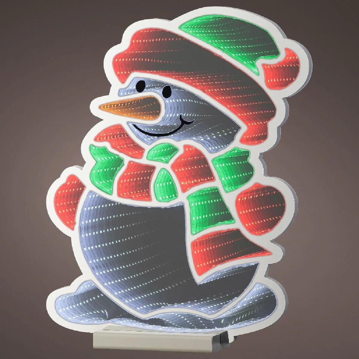 Lumineo Indoor Infinity Light Steady Snowman 60cm