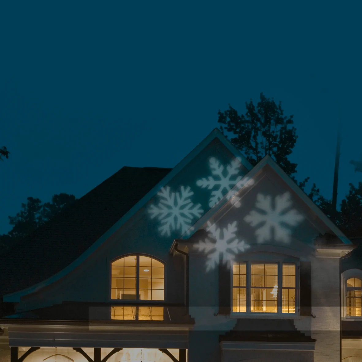 Lumineo LED Snowflakes Projector with Rotating Effect - Image 2