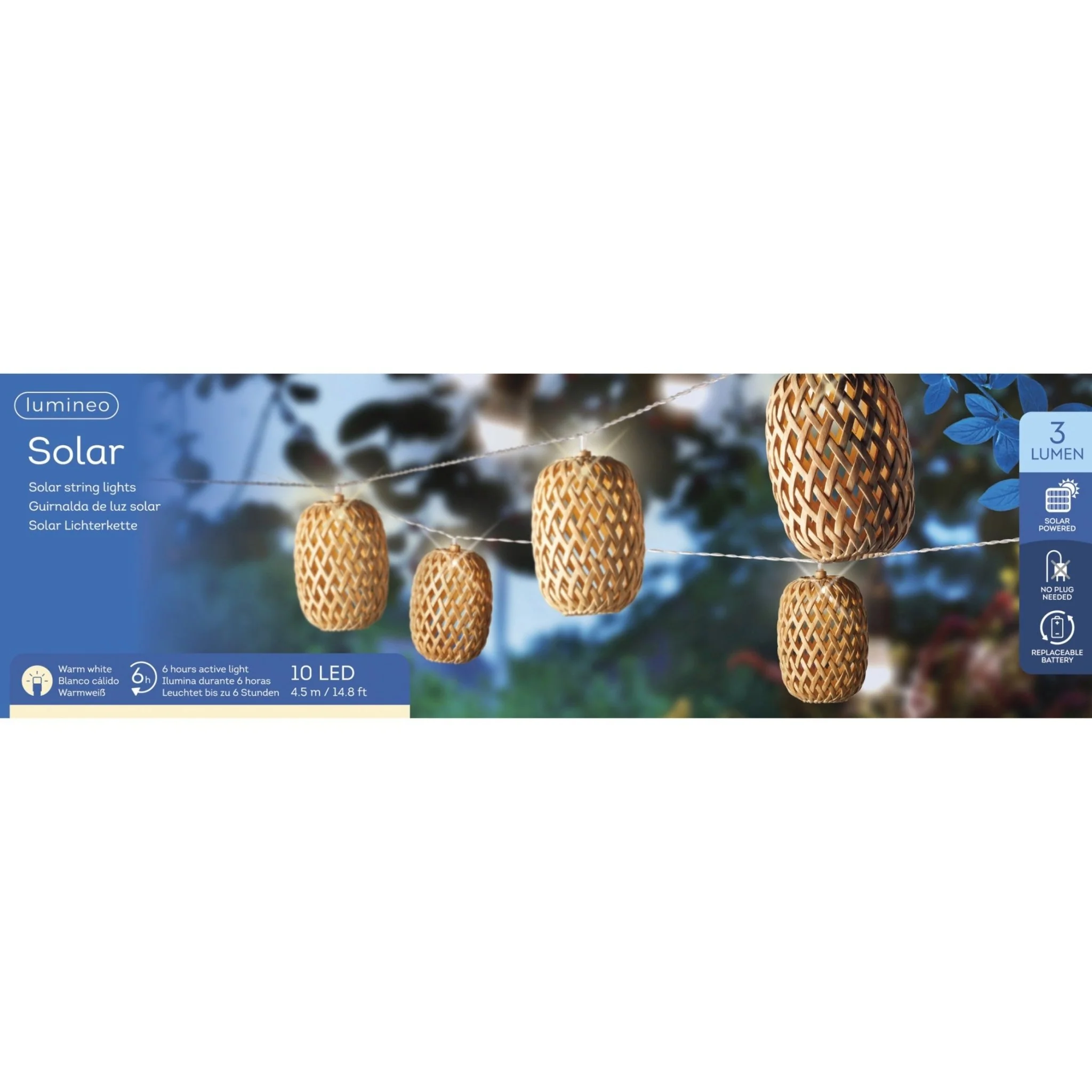 Lumineo Solar Ambient String Lights Beige - Image 3