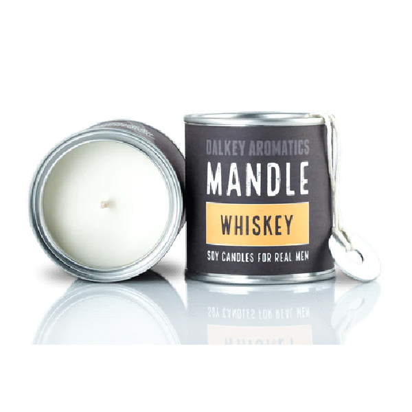 Mandle Candle Tin Large - Whiskey