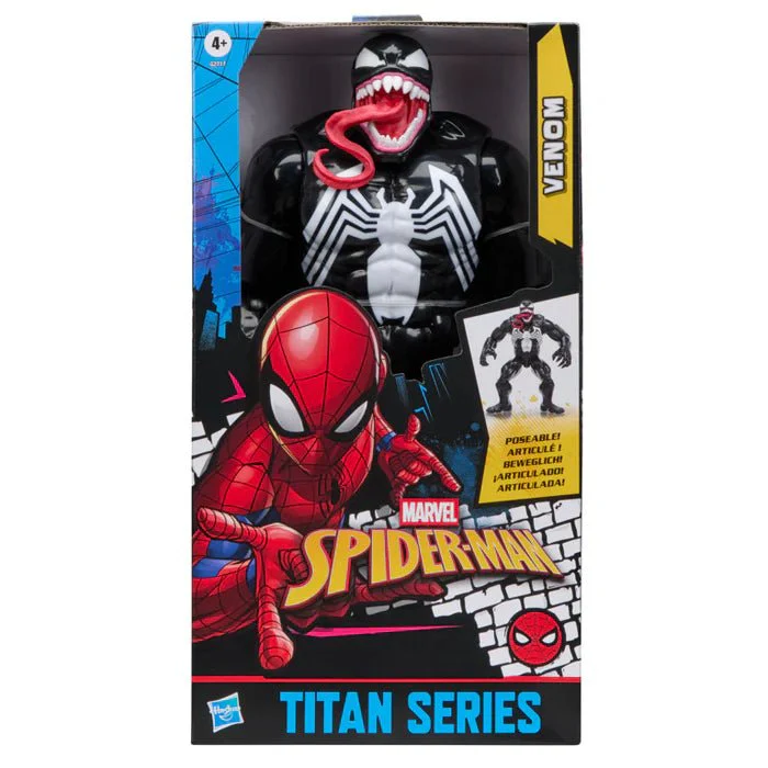 Marvel SpiderMan Titan Series Venom Deluxe 12” Action Figure