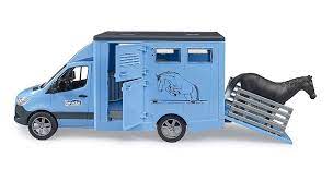 Bruder Mb Sprinter Animal Transporter With Horse 2533