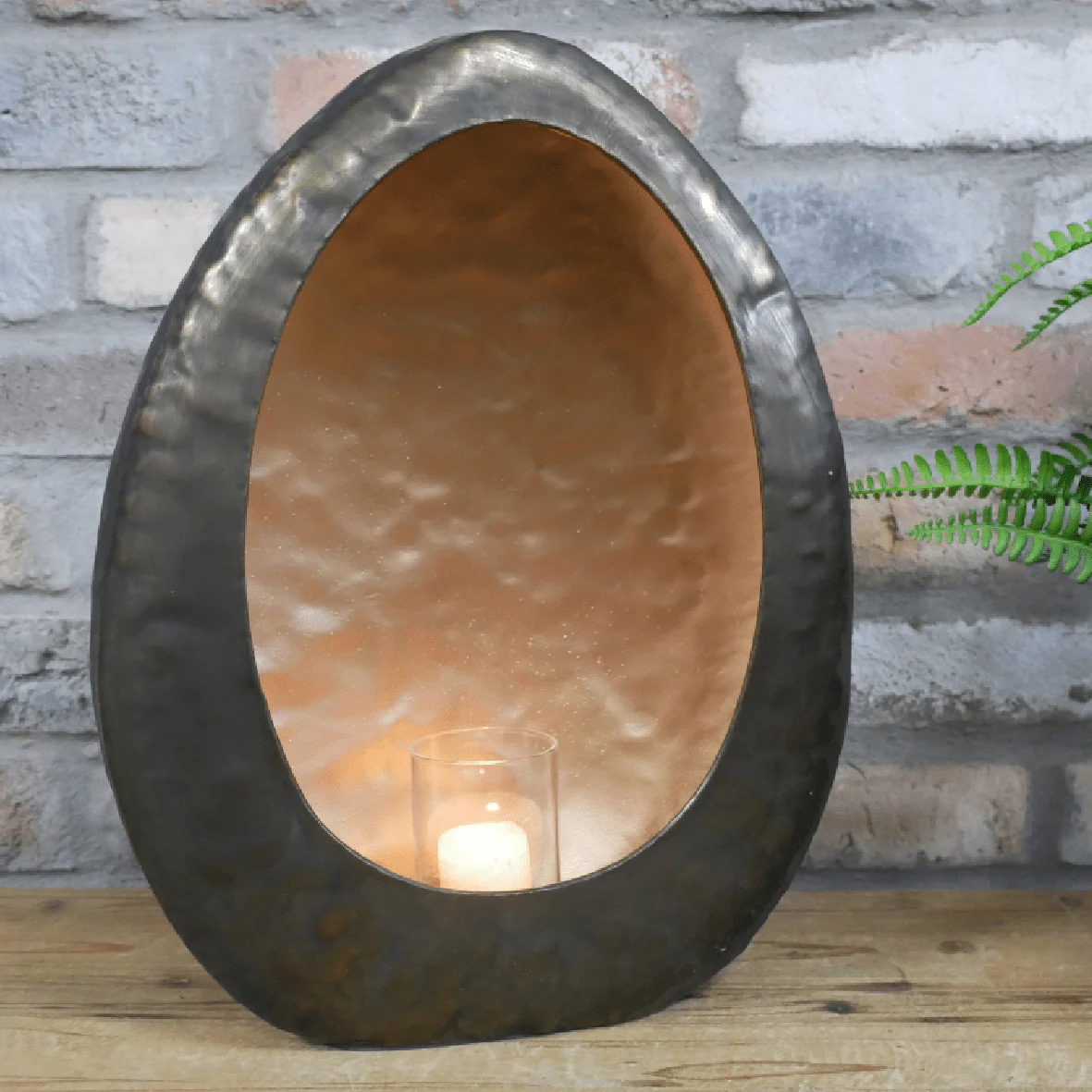 Medium Metal Candle Lantern 39cm (Candle not incl.)