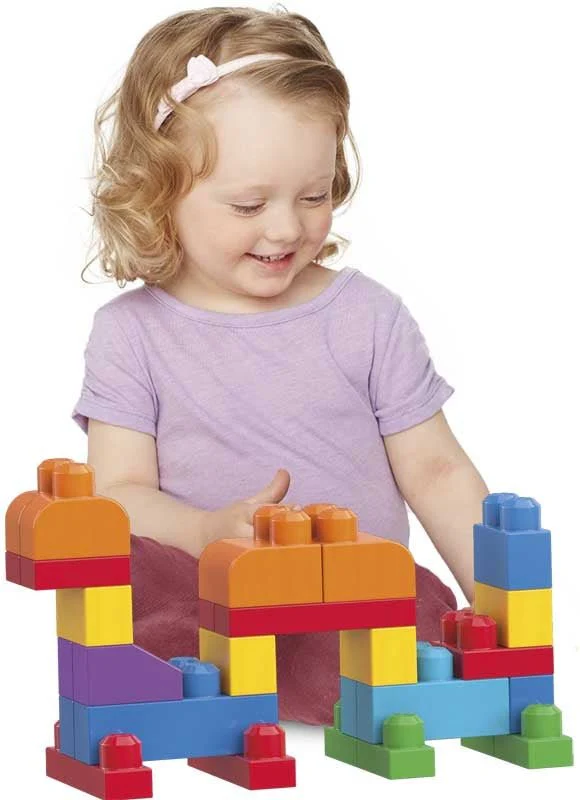 Mega Bloks Building Bag 60pc Pink - Image 3