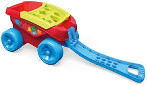 Mega Bloks Shapes Sorting Wagon Blue - Image 4