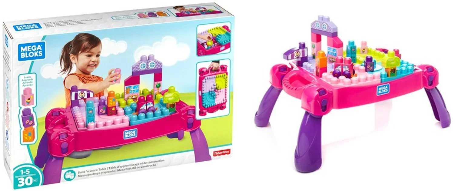 MegaBloks Build N Learn Table pink - Image 2