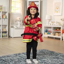 Melissa & Doug Fire Chief Role Play Costume Set - Image 2