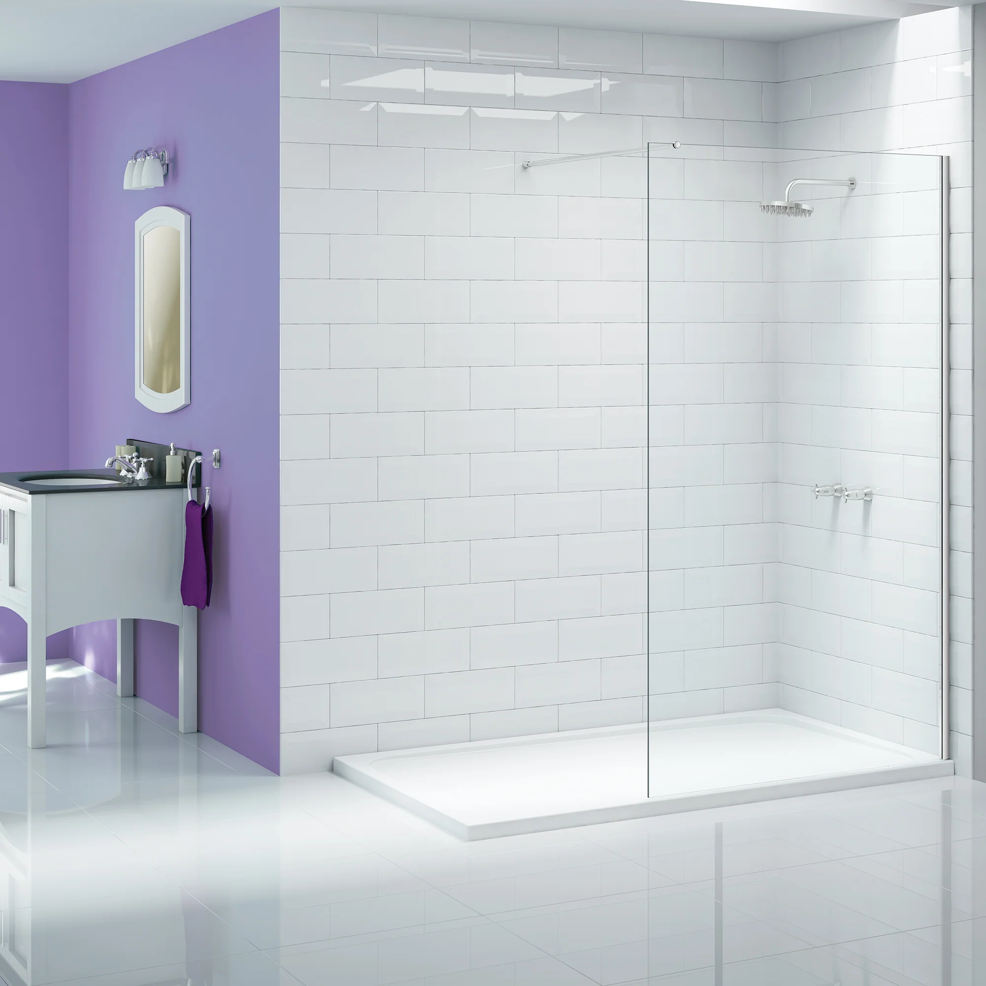 Merlyn Sprint Shower wall panel 1000mm