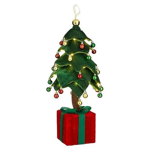 Mica Decorations Decorative Tree Green LED Battery Operated 65cm Tall