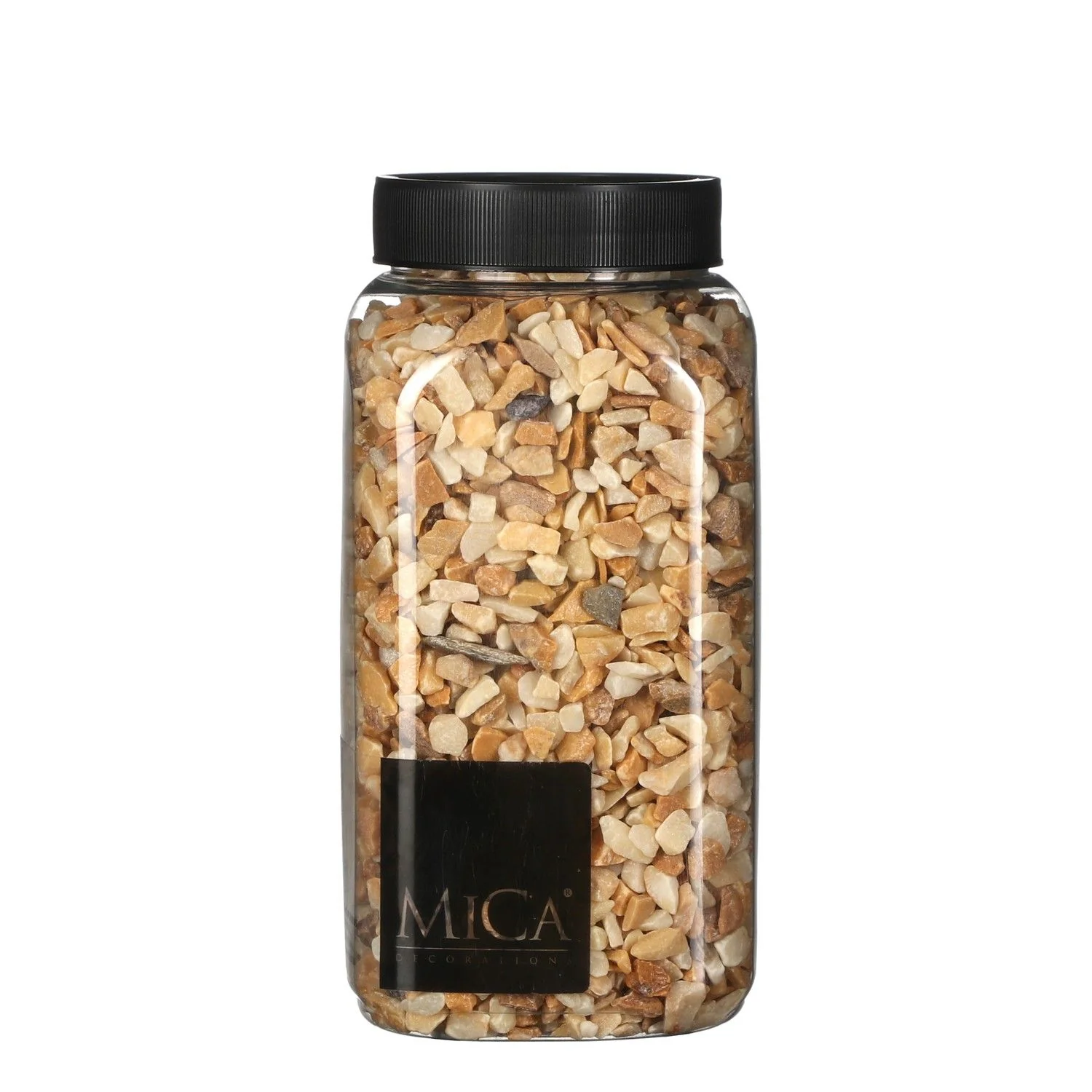 Mica Decorations Marbles Decorative Stones - 650 ml - Light Brown