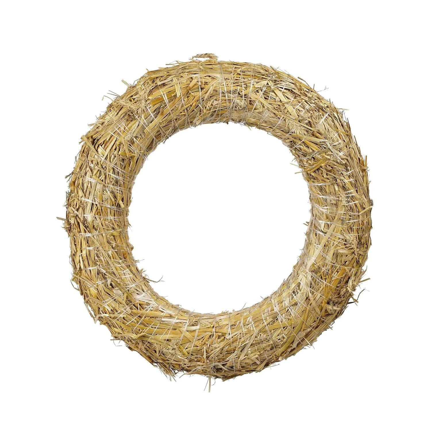 Mica Decorations Straw Wreath - H8 x Ø40 cm - Brown