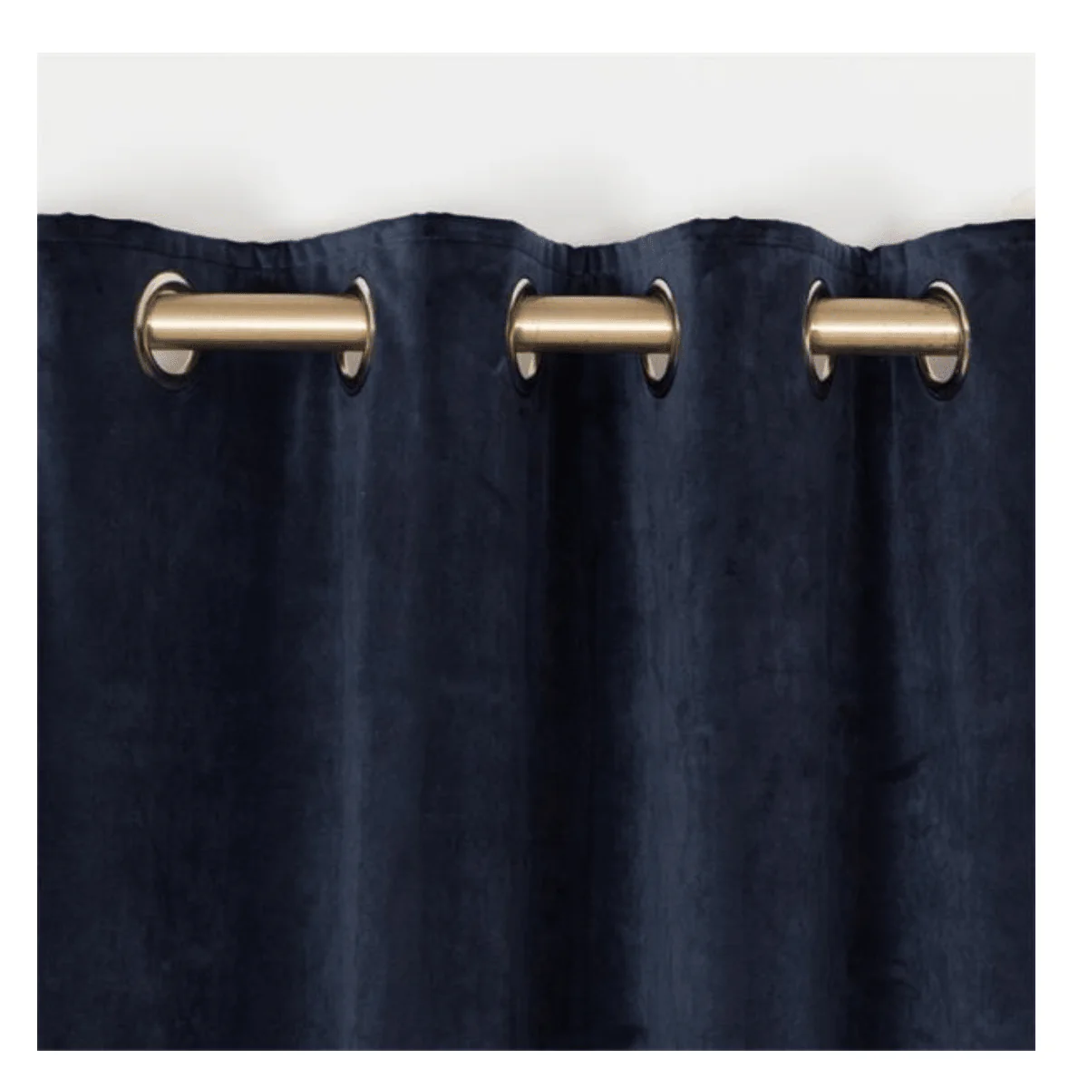 Midnight Velvet Interlined Curtains (90" x 90") - Image 3