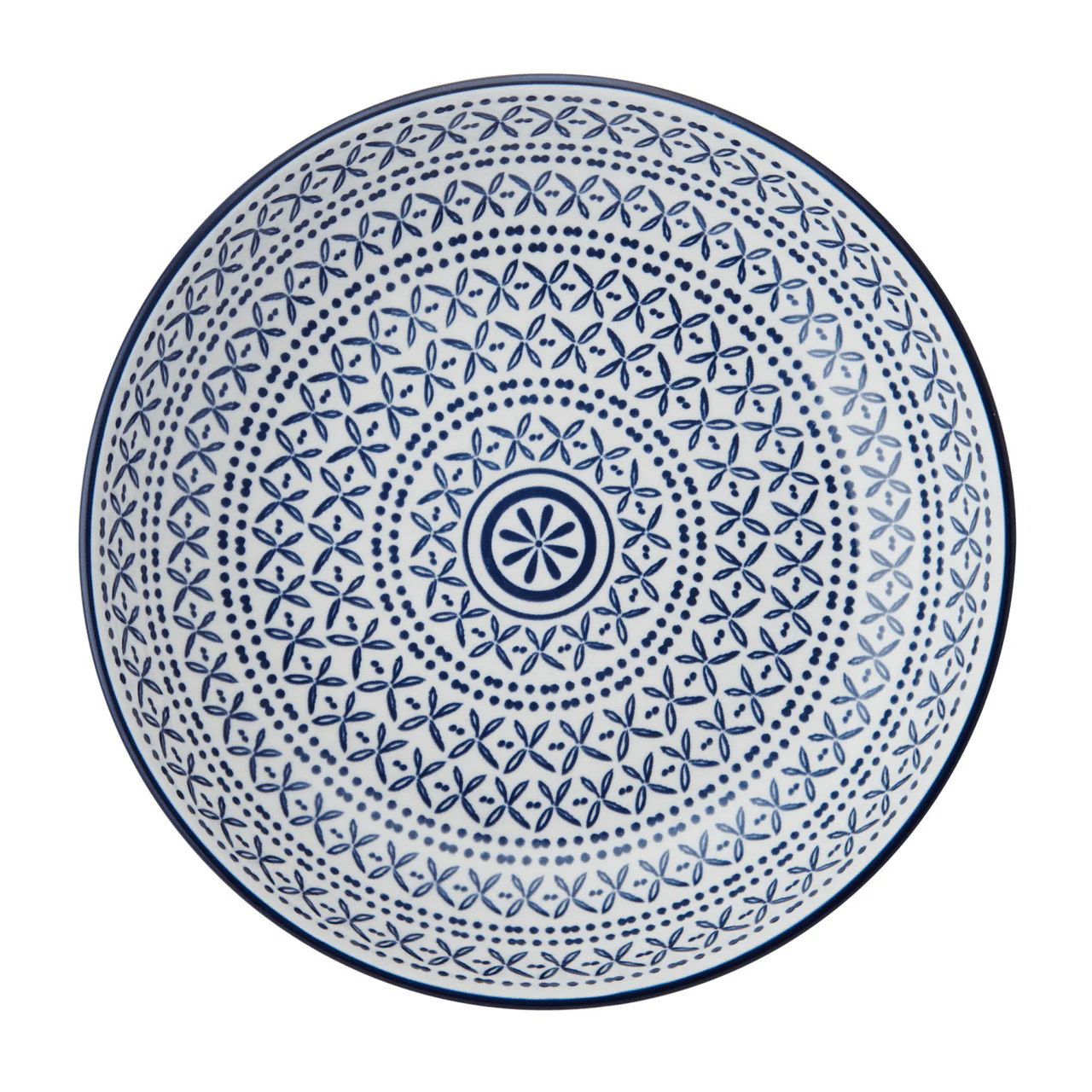 Mikasa Blue Mediterranean Stoneware Bowl, 21 cm - Image 2