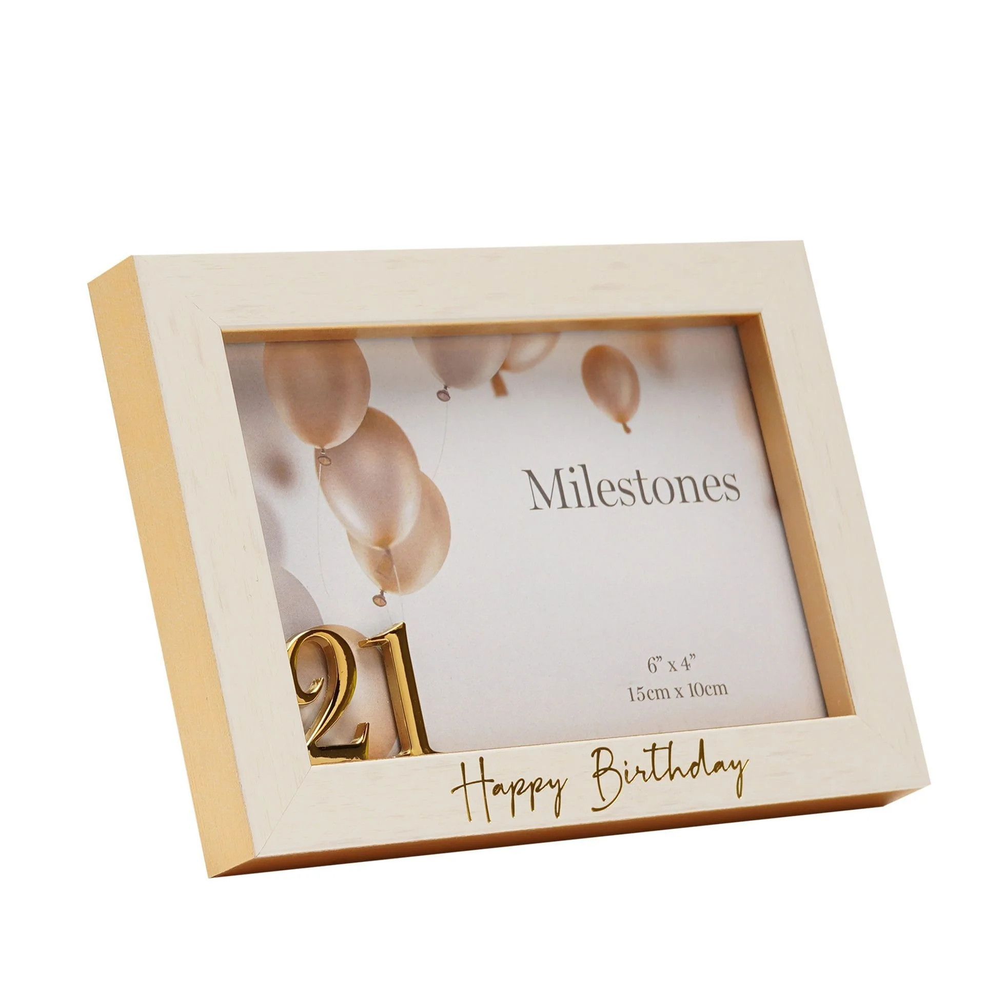 Milestones 3D Number Frame 6" x 4" – 21