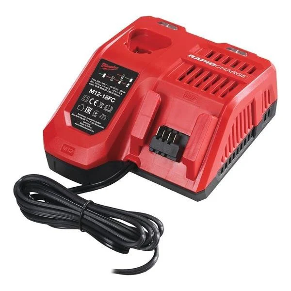 Milwaukee 12-18v Twin Port Rapid Battery Charger - M12-18FC