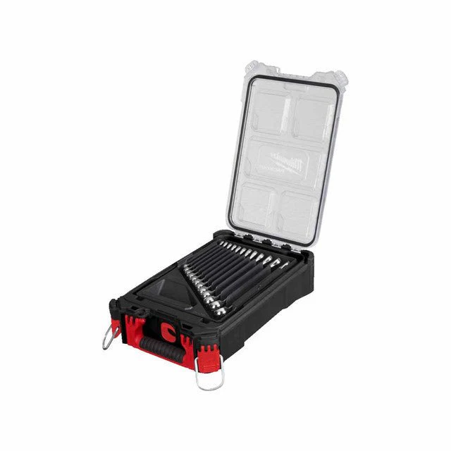 Milwaukee Max Bite Combination Spanner Set with Packout Slim Organiser (15 Pieces) 4932498141 - Image 2