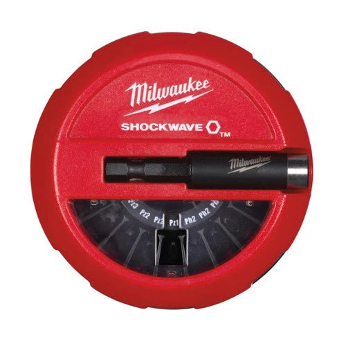 Milwaukee SHOCKWAVE Bit Set with Puck 15pc 4932430904
