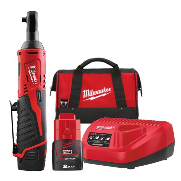 Milwaukee 12v 3/8" Drive, Impact Ratchet - M12IR-201B - 4933448110