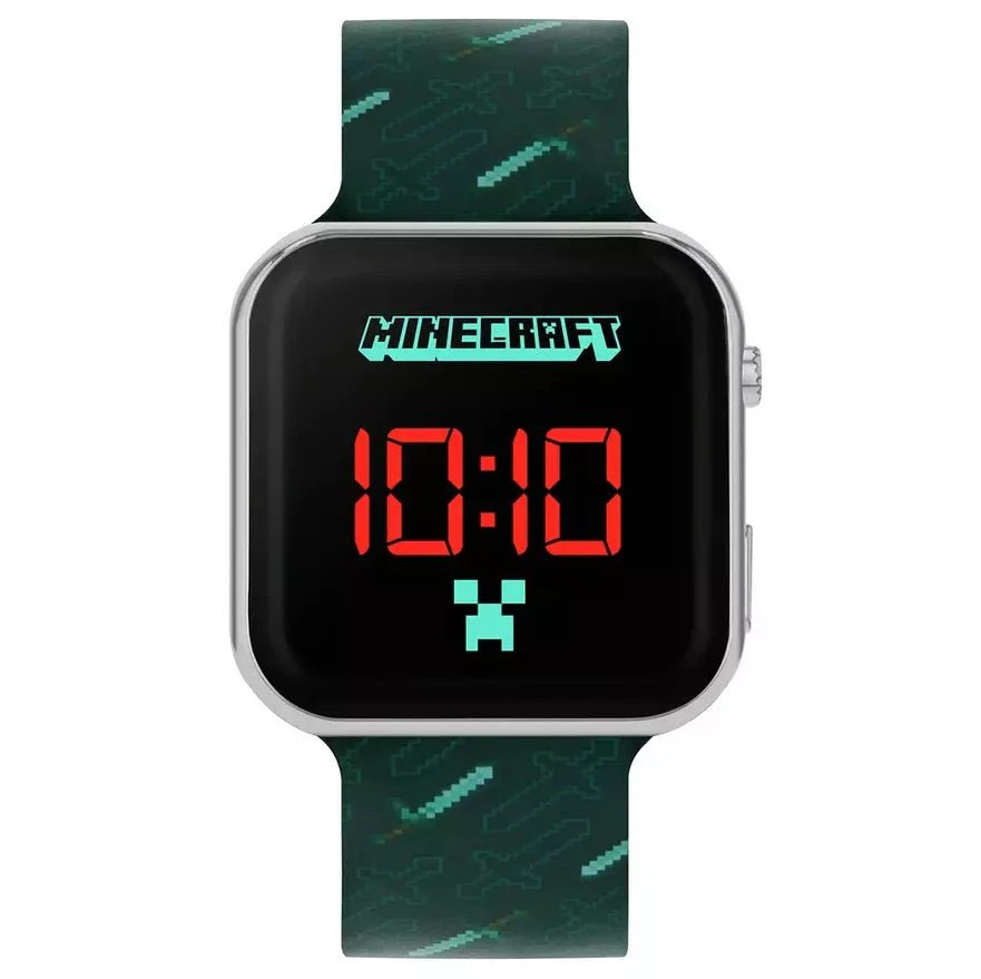 Minecraft LED Watch with Printed Character Strap