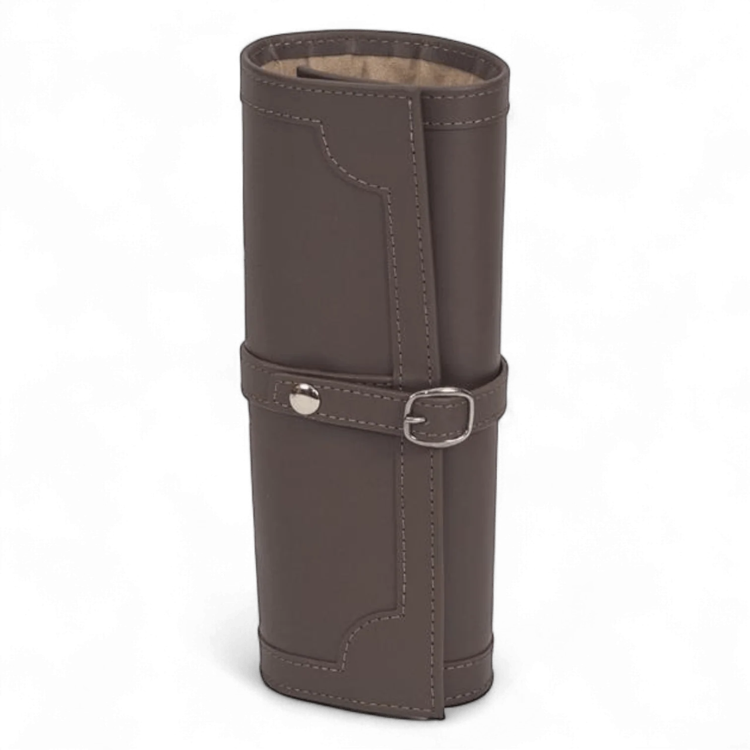Mink Bonded Leather Jewellery Roll