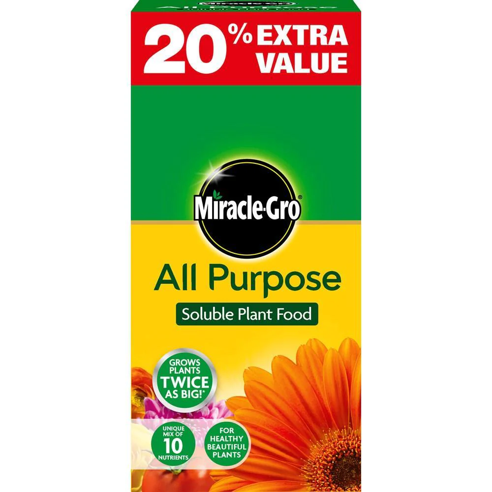 Miracle-Gro All Purpose Soluble Plant Food - 1kg + 20%