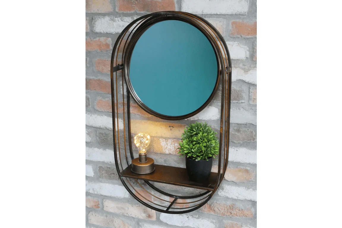 Mirror with Shelf 70cm - Image 5