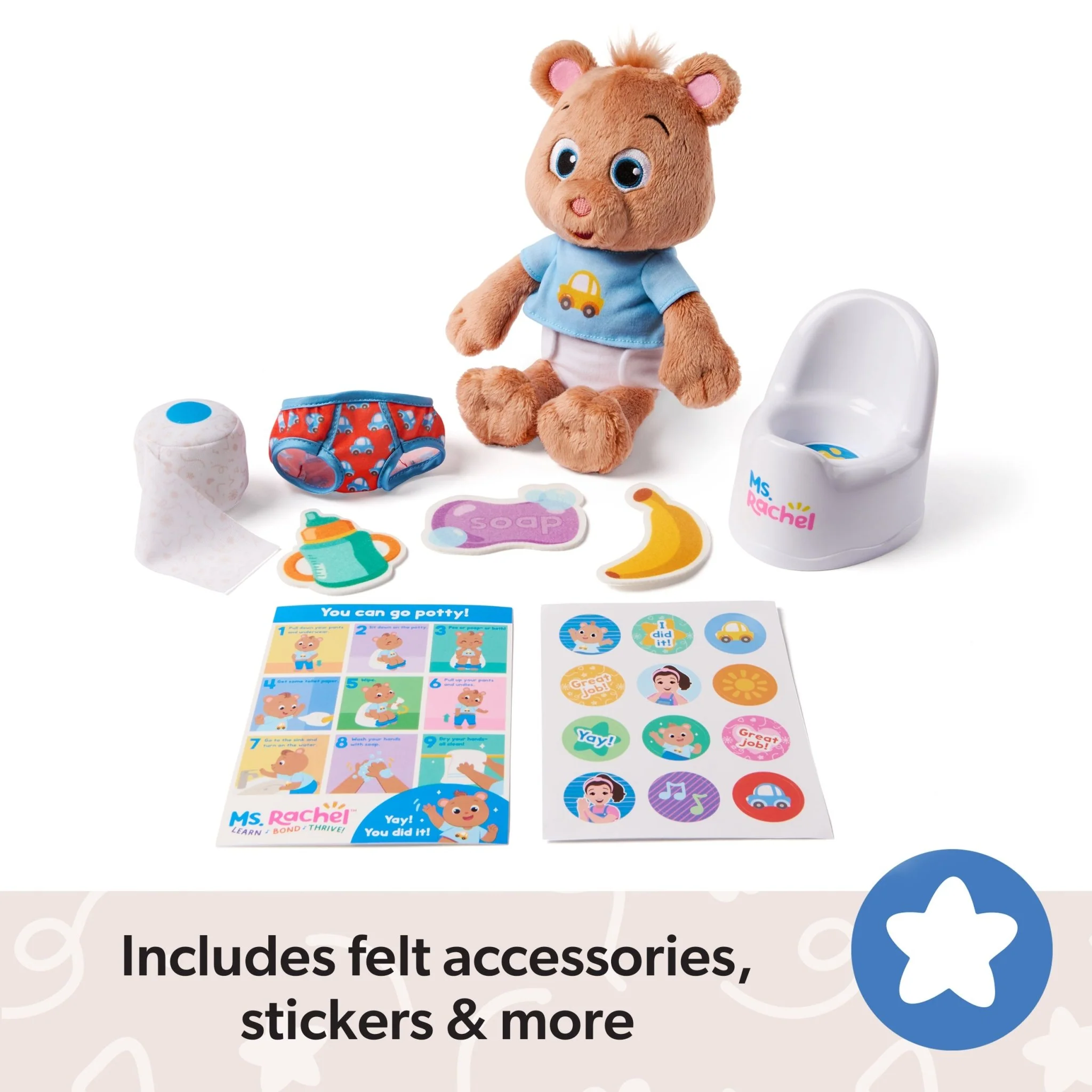 Miss Rachel Bean Potty Playset - Image 5