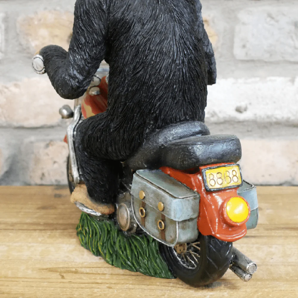 Monkey on his Motorbike Ornament 29cm - Image 3