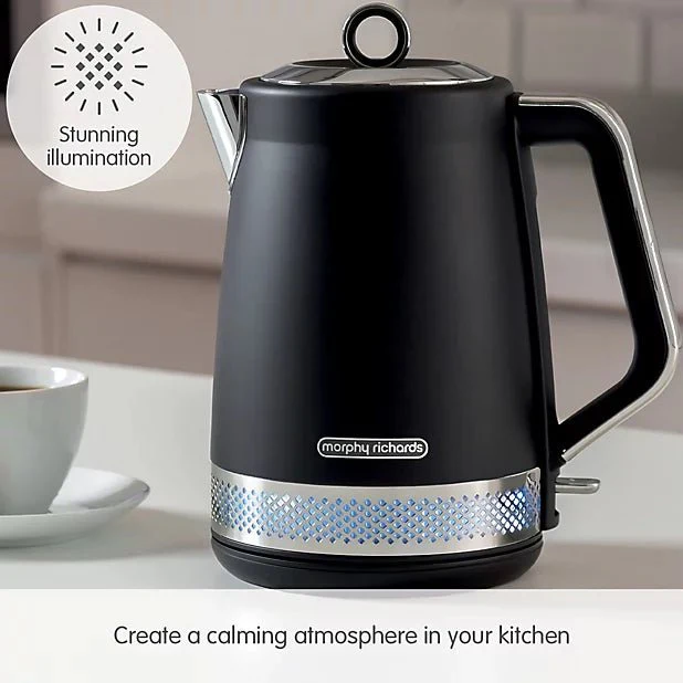 Morphy Richards Illumination 1.7L Jug Kettle - Black | 108020
