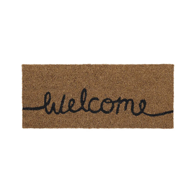 My Mat Coir Insert Welcome 23cm x 53cm
