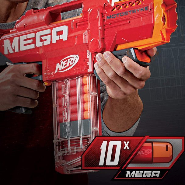 Nerf Mega Motostryke Motorized 10-Dart Blaster - Image 3