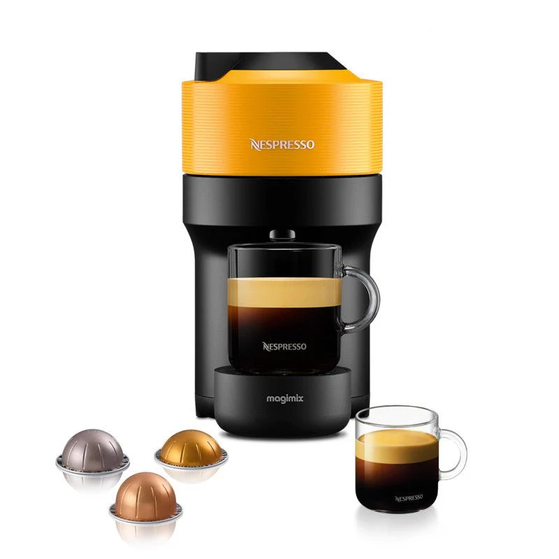 Nespresso Vertuo Pop Coffee Machine Yellow