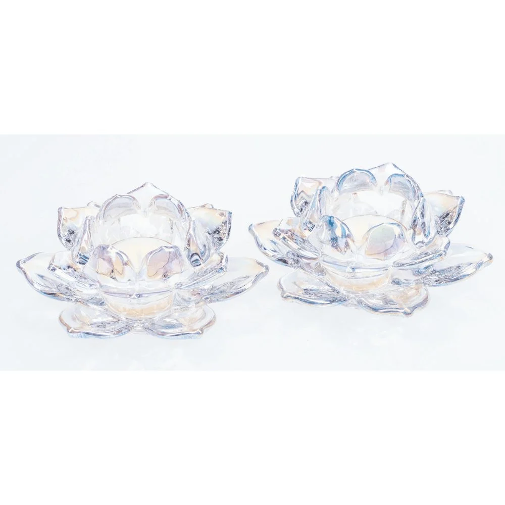 Newgrange Living Unicorn Lustre Set of 2 Tealight Holders