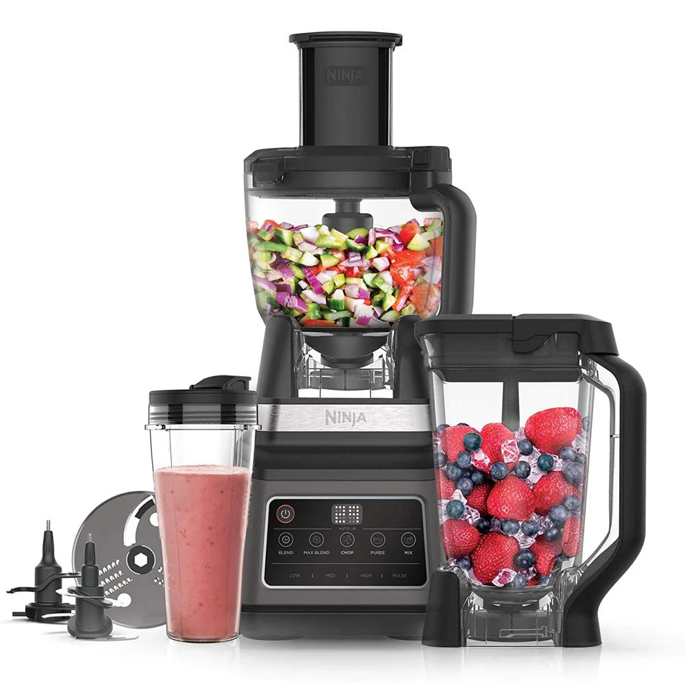 Ninja 3-In-1 Food Processor And Blender With Auto-IQ | BN800UK