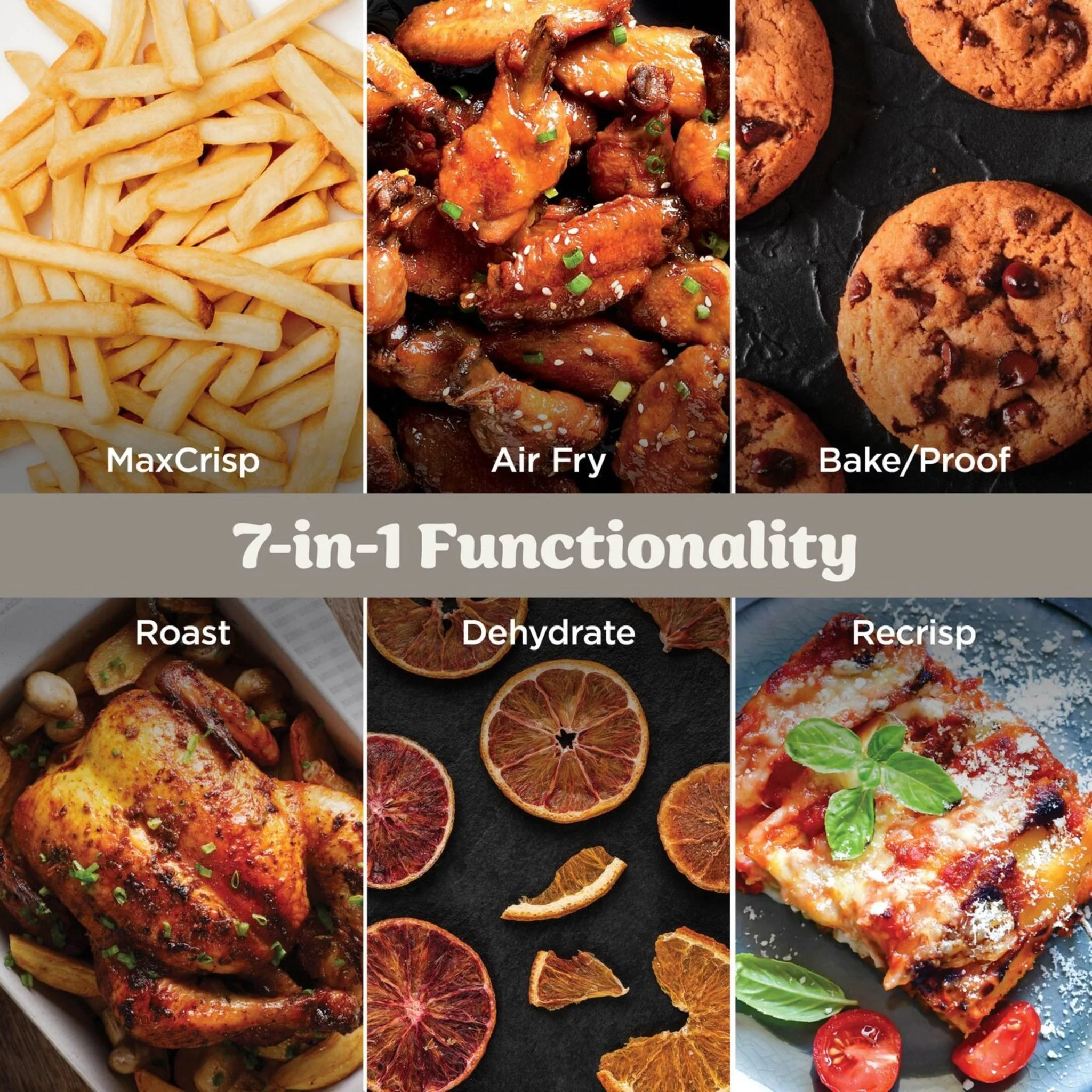 Ninja CRISPi PRO 7-in-1 XL Glass Air Fryer - Bone | AS101UKLG - Image 4