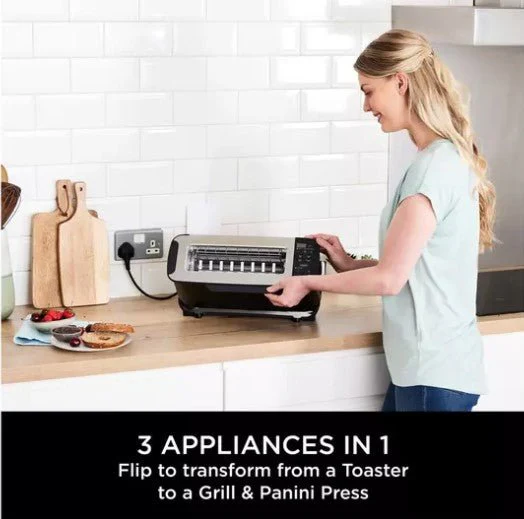 NINJA Foodi 3-in-1 Toaster, Grill & Panini Press I ST200UK - Image 6