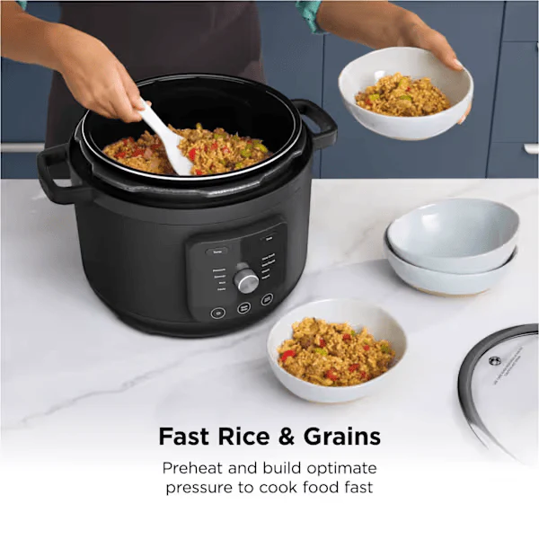Ninja HyperHeat Pressure & Rice Cooker – 6L 9-in-1 PC201UK - Image 2